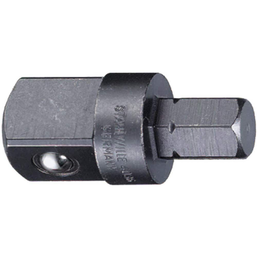 Socket Adapters & Universal Joints; Adapter Type: Impact; Male Size: 3/8 in; Female Size: 1/2; Male Drive Style: Square; Overall Length (Inch): 1-1/2 in; Finish: Gunmetal; Material: Steel