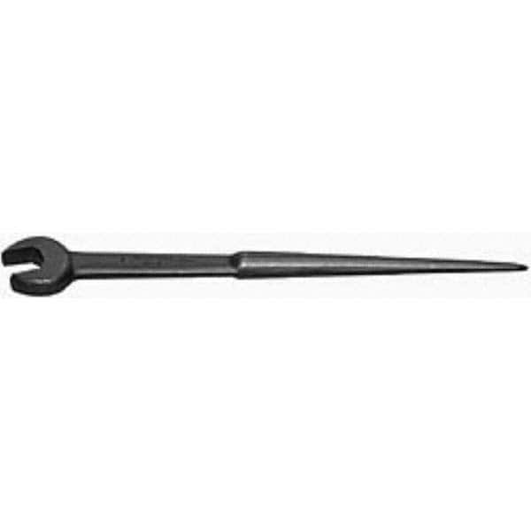 Williams - Open End Wrenches; Wrench Type: Spud Handle ; Tool Type: Standard ; Size (Inch): 1-5/8 ; Finish/Coating: Black ; Head Type: Single End ; Overall Length (Inch): 23 - Exact Industrial Supply