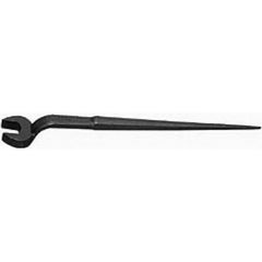 Williams - Open End Wrenches; Wrench Type: Spud Handle ; Tool Type: Standard ; Size (Inch): 3/4 ; Finish/Coating: Black ; Head Type: Single End ; Overall Length (Inch): 12 - Exact Industrial Supply