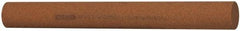 Norton - 6" Long x 5/8" Diam x 5/8" Thick, Aluminum Oxide Sharpening Stone - Round, Medium Grade - Caliber Tooling