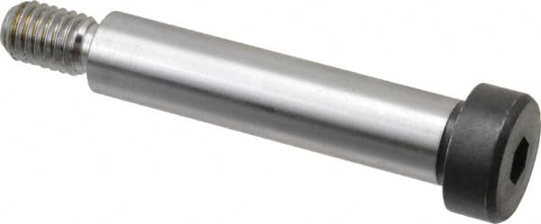 Holo-Krome - 1/2" Shoulder Diam x 2-1/4" Shoulder Length, 3/8-16 UNRC, Hex Socket Shoulder Screw - 8 Alloy Steel, Uncoated, 0.729 to 3/4" Head Diam - Caliber Tooling