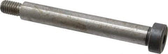 Holo-Krome - 1/2" Shoulder Diam x 3-1/2" Shoulder Length, 3/8-16 UNRC, Hex Socket Shoulder Screw - 8 Alloy Steel, Uncoated, 0.729 to 3/4" Head Diam - Caliber Tooling