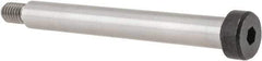 Holo-Krome - 1/2" Shoulder Diam x 4" Shoulder Length, 3/8-16 UNRC, Hex Socket Shoulder Screw - 8 Alloy Steel, Uncoated, 0.729 to 3/4" Head Diam - Caliber Tooling