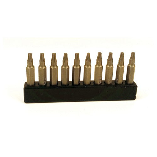 System 4 10 Pack Torx Micro Bits T3 × 28mm - Caliber Tooling