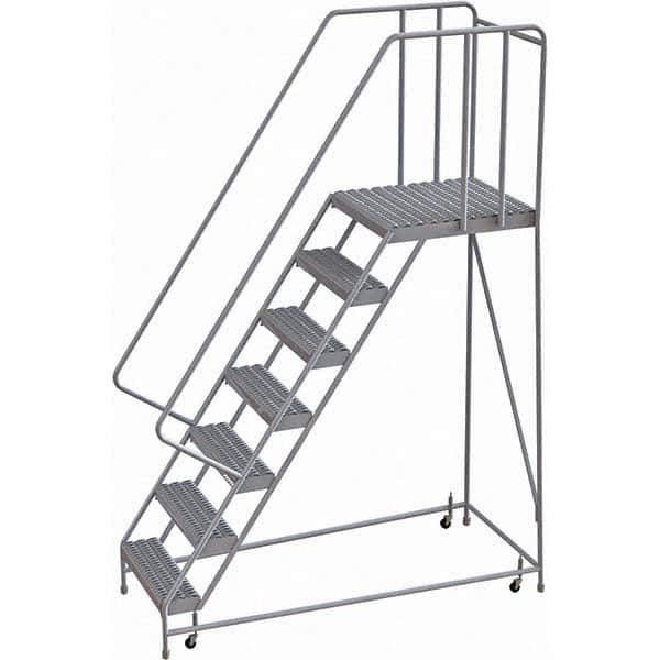 TRI-ARC - Rolling & Wall Mounted Ladders & Platforms Type: Rolling Warehouse Ladder Style: Rolling Safety Ladder - Caliber Tooling