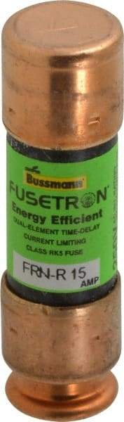 Cooper Bussmann - 125 VDC, 250 VAC, 15 Amp, Time Delay General Purpose Fuse - Fuse Holder Mount, 50.8mm OAL, 20 at DC, 200 (RMS) kA Rating, 9/16" Diam - Caliber Tooling