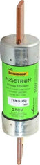 Cooper Bussmann - 125 VDC, 250 VAC, 150 Amp, Time Delay General Purpose Fuse - Bolt-on Mount, 7-1/8" OAL, 20 at DC, 200 (RMS) kA Rating, 1-9/16" Diam - Caliber Tooling