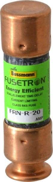 Cooper Bussmann - 125 VDC, 250 VAC, 20 Amp, Time Delay General Purpose Fuse - Fuse Holder Mount, 50.8mm OAL, 20 at DC, 200 (RMS) kA Rating, 9/16" Diam - Caliber Tooling