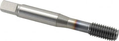 OSG - M8x1.25 Metric Coarse D9 Thread Limit Modified Bottoming Thread Forming Tap - Powdered Metal High Speed Steel, TiCN Finish, 2-23/32" OAL, 1-1/8" Thread Length, Right Hand Thread, Series EXOTAP NRT - Caliber Tooling