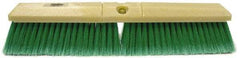 Weiler - 18" General Purpose Synthetic Push Broom - 3" Bristle Length, Foam Block, Threaded Handle Connection, Handle Sold Separately - Caliber Tooling