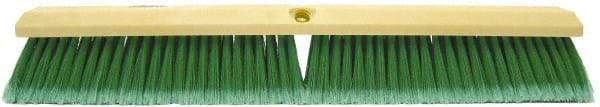 Weiler - 24" General Purpose Synthetic Push Broom - 3" Bristle Length, Foam Block, Threaded Handle Connection, Handle Sold Separately - Caliber Tooling