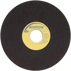 Norton - 7" 60 Grit Aluminum Oxide Cutoff Wheel - 3/32" Thick, 1-1/4" Arbor, 6,550 Max RPM, Use with Stationary Grinders - Caliber Tooling