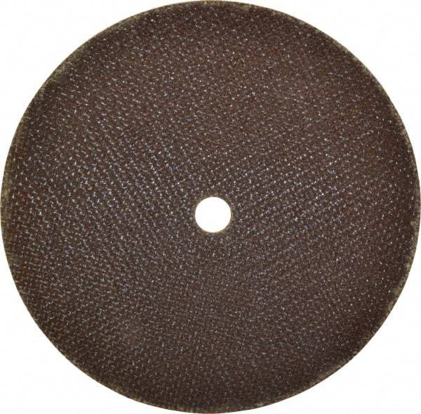 Norton - 6" 60 Grit Aluminum Oxide Cutoff Wheel - 0.035" Thick, 1/2" Arbor, 10,190 Max RPM, Use with Die Grinders - Caliber Tooling