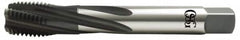 OSG - 1-3/8 - 6 UNC 5 Flute 2B Modified Bottoming Spiral Flute Tap - Vanadium High Speed Steel, Oxide Finish, 200mm OAL, Right Hand Flute, Right Hand Thread, Series 13014 - Caliber Tooling