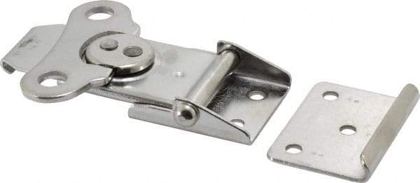 Value Collection - 3.43" Long x 2-3/4" Wide x 0.67" High, Draw Latch - Stainless Steel, with Natural Finish - Caliber Tooling