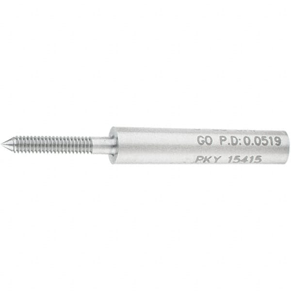 SPI - #0-80, Class 2B, 3B, Single End Plug Thread Go Gage - Steel, Size 000 Handle Not Included - Caliber Tooling