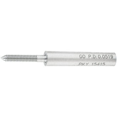 SPI - #0-80, Class 2B, 3B, Single End Plug Thread Go Gage - Steel, Size 000 Handle Not Included - Caliber Tooling