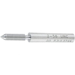 SPI - #2-56, Class 2B, 3B, Single End Plug Thread Go Gage - Steel, Size 000 Handle Not Included - Caliber Tooling