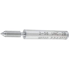 SPI - #2-56, Class 2B, Single End Plug Thread No Go Gage - Steel, Size 000 Handle Not Included - Caliber Tooling