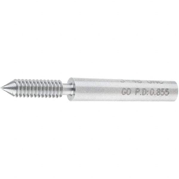 SPI - #3-48, Class 2B, 3B, Single End Plug Thread Go Gage - Steel, Size 000 Handle Not Included - Caliber Tooling