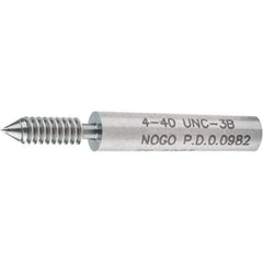 SPI - #4-40, Class 3B, Single End Plug Thread No Go Gage - Steel, Size 00 Handle Not Included - Caliber Tooling