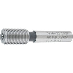 SPI - 5/16-32, Class 2B, 3B, Single End Plug Thread Go Gage - Steel, Size 1 Handle Not Included - Caliber Tooling