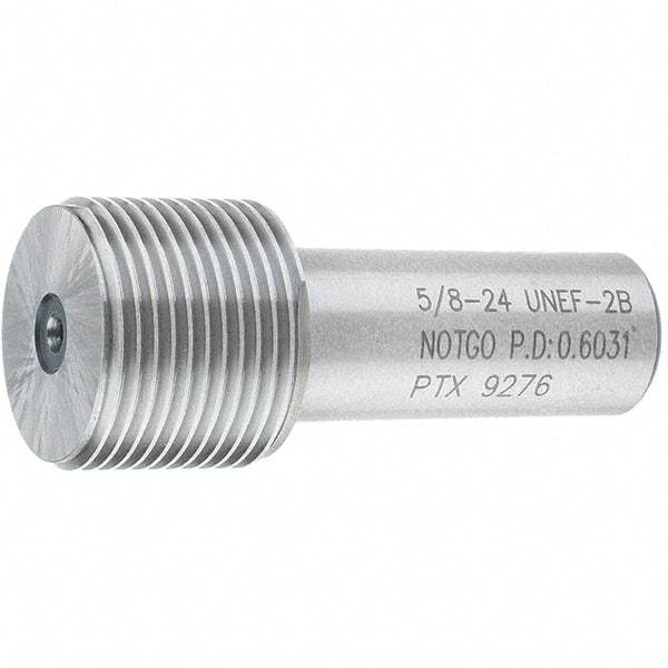 SPI - 5/8-24, Class 2B, Single End Plug Thread No Go Gage - Steel, Size 3 Handle Not Included - Caliber Tooling