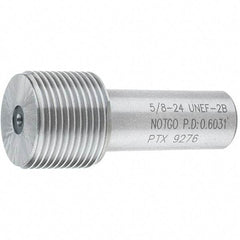 SPI - 5/8-24, Class 2B, Single End Plug Thread No Go Gage - Steel, Size 3 Handle Not Included - Caliber Tooling