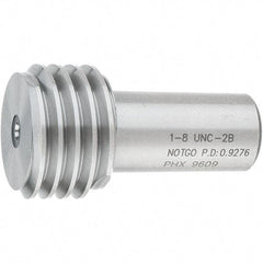 SPI - 1-8, Class 2B, Single End Plug Thread No Go Gage - Steel, Size 4 Handle Not Included - Caliber Tooling