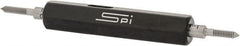 SPI - #1-64, Class 2B, Double End Plug Thread Go/No Go Gage - Steel, Size 000 Handle Included - Caliber Tooling