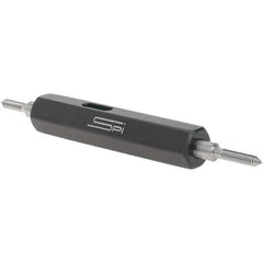 SPI - #1-72, Class 3B, Double End Plug Thread Go/No Go Gage - Steel, Size 000 Handle Included - Caliber Tooling