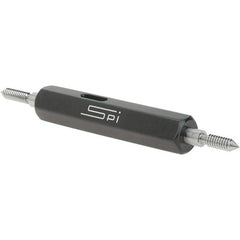 SPI - #3-48, Class 2B, Double End Plug Thread Go/No Go Gage - Steel, Size 000 Handle Included - Caliber Tooling