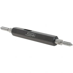 SPI - #4-40, Class 2B, Double End Plug Thread Go/No Go Gage - Steel, Size 00 Handle Included - Caliber Tooling