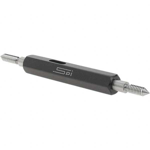 SPI - #5-40, Class 2B, Double End Plug Thread Go/No Go Gage - Steel, Size 00 Handle Included - Caliber Tooling