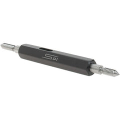 SPI - #5-40, Class 2B, Double End Plug Thread Go/No Go Gage - Steel, Size 00 Handle Included - Caliber Tooling