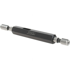 SPI - #12-24, Class 2B, Double End Plug Thread Go/No Go Gage - Steel, Size 0 Handle Included - Caliber Tooling