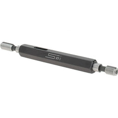 SPI - 1/4-28, Class 2B, Double End Plug Thread Go/No Go Gage - Steel, Size 1 Handle Included - Caliber Tooling