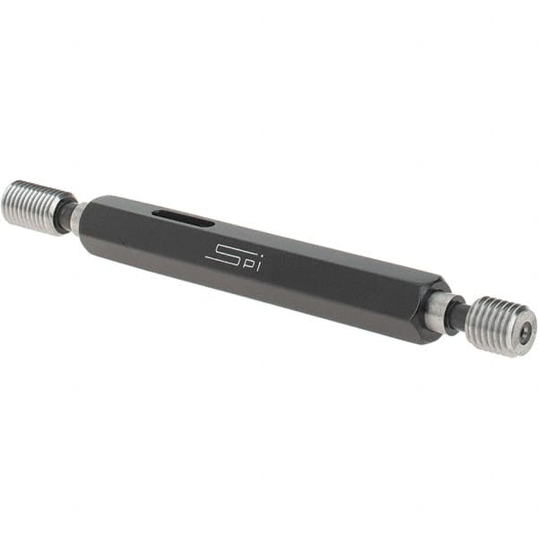 SPI - 5/16-24, Class 2B, Double End Plug Thread Go/No Go Gage - Steel, Size 1 Handle Included - Caliber Tooling