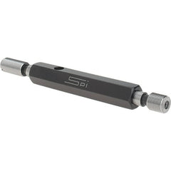 SPI - 3/8-32, Class 2B, Double End Plug Thread Go/No Go Gage - Steel, Size 2 Handle Included - Caliber Tooling