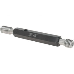 SPI - 7/16-14, Class 3B, Double End Plug Thread Go/No Go Gage - Steel, Size 2 Handle Included - Caliber Tooling