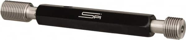 SPI - 1/2-20, Class 2B, Double End Plug Thread Go/No Go Gage - Steel, Size 2 Handle Included - Caliber Tooling