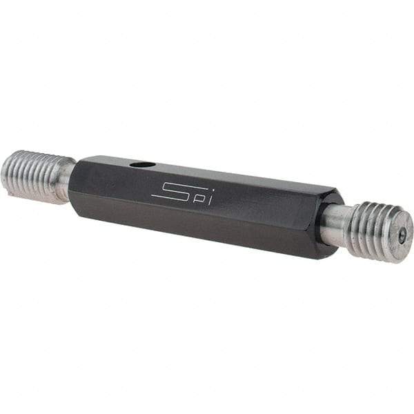 SPI - 9/16-12, Class 2B, Double End Plug Thread Go/No Go Gage - Steel, Size 3 Handle Included - Caliber Tooling