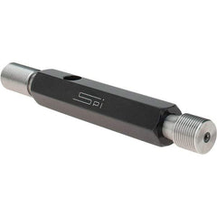 SPI - 9/16-24, Class 2B, Double End Plug Thread Go/No Go Gage - Steel, Size 3 Handle Included - Caliber Tooling