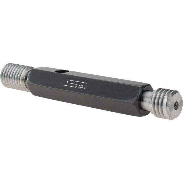 SPI - 5/8-11, Class 3B, Double End Plug Thread Go/No Go Gage - Steel, Size 3 Handle Included - Caliber Tooling