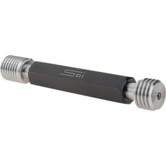 SPI - 3/4-10, Class 2B, Double End Plug Thread Go/No Go Gage - Steel, Size 3 Handle Included - Caliber Tooling