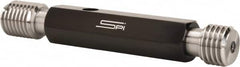 SPI - 7/8-9, Class 2B, Double End Plug Thread Go/No Go Gage - Steel, Size 4 Handle Included - Caliber Tooling