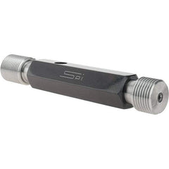 SPI - 7/8-14, Class 2B, Double End Plug Thread Go/No Go Gage - Steel, Size 4 Handle Included - Caliber Tooling