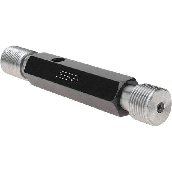 SPI - 7/8-14, Class 3B, Double End Plug Thread Go/No Go Gage - Steel, Size 4 Handle Included - Caliber Tooling