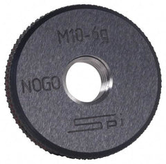 SPI - M2.2x0.45 No Go Single Ring Thread Gage - Class 6G, Oil Hardened Nonshrinking Steel (OHNS), NPL Traceability Certification Included - Caliber Tooling