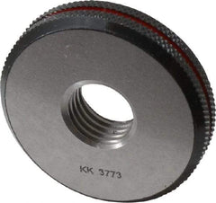 SPI - M16x2 No Go Single Ring Thread Gage - Class 6G, Oil Hardened Nonshrinking Steel (OHNS), NPL Traceability Certification Included - Caliber Tooling